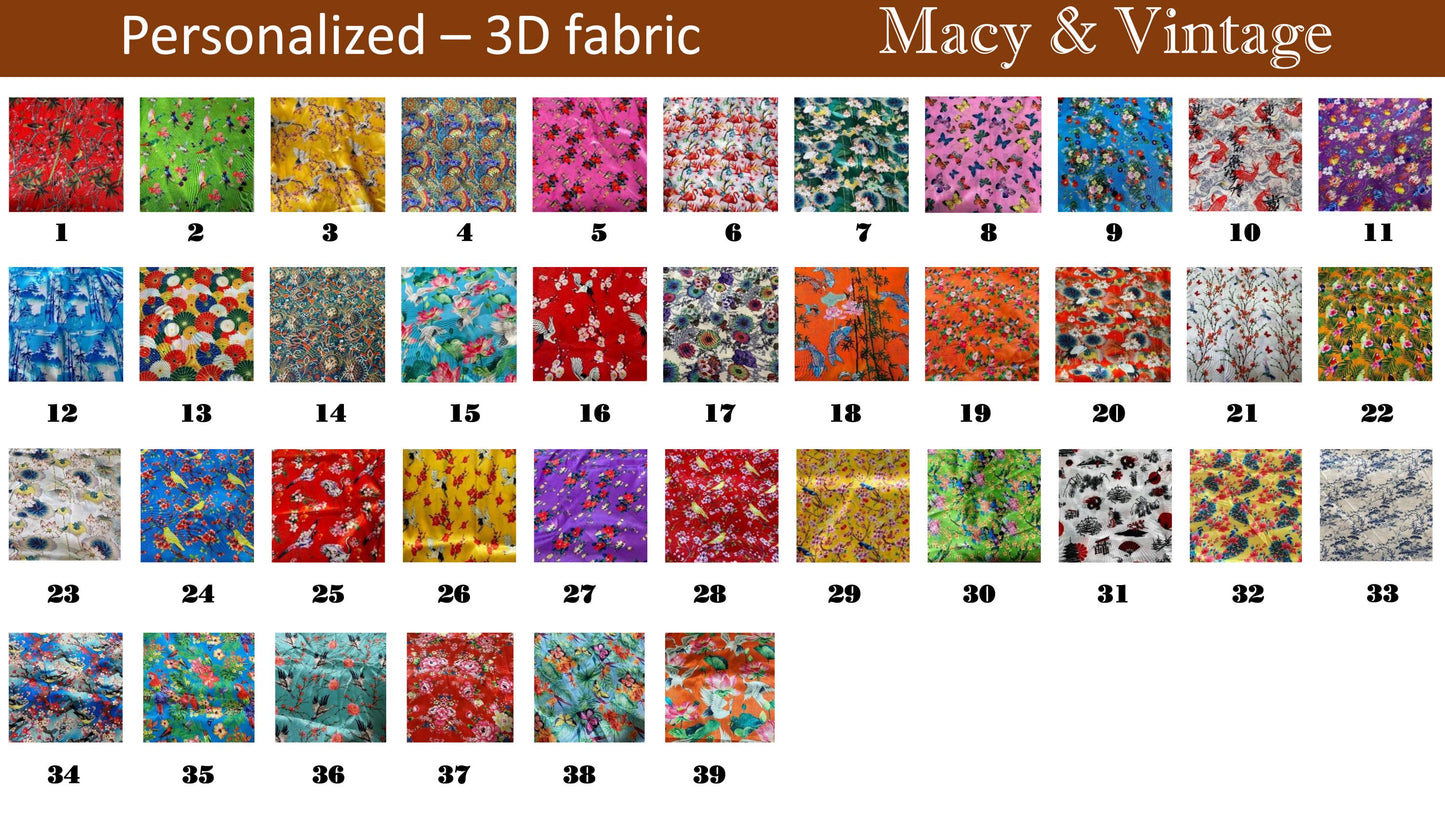 Hoi An Waterproof Floral Lantern, 35cm Fabric 8