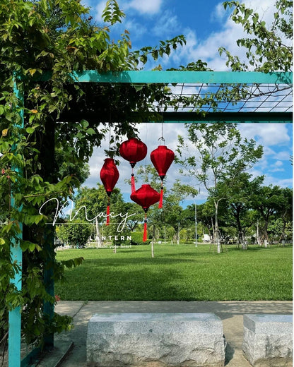 4pcs Hoi An Bamboo Silk Lanterns 35cm